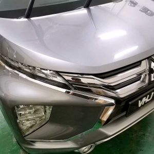 Vemart Mitsubishi Xpander Car Door Side Step Carbon Fiber Pu Leather Door Sill Protector 4Pc Expander