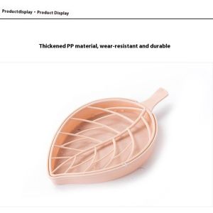 SEA JJT ใบสองชั้นท่อระบายน้ำสร้างสรรค์ในครัวเรือนสบู่กล่องฟรีพรุนห้องน้ำระเบียงสบู่ซักผ้าสบู่