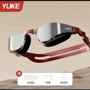 Kính Bơi Nam Nữ Cao Cấp YLIKE Tráng Gương Chống Sương Mù UV Đi Kèm Hộp Đựng Bộ Bịt Tai Cầu Mũi