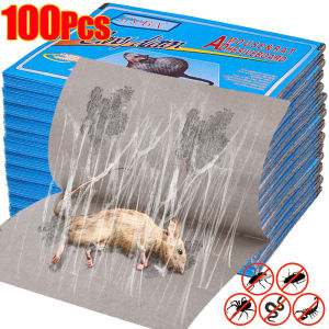 50/100Pcs Sticky Mice Glue Traps / High Effective Rodent Rat Snake Bugs Catcher / Large Rats Glue Boards