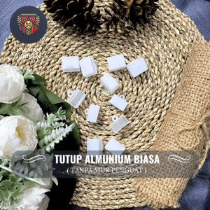 TUTUP ALMUNIUM GORDEN TANPA MUR END CUP BESI KOTAK ( TUTUP ALMUNIUM GORDEN PLASTIK )