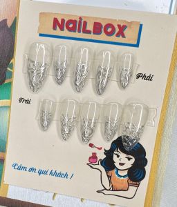 Nailbox (móng giả) thiết kế chất lượng kèm Keo (10 móng)