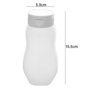320ml Sauce Squeeze Bottle Salad Dressing Container Portable Seasoning Box with Cap Honey Sauces Bottles Food Storage