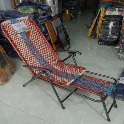 Ghế bố có vĩ gác chân ( since 1984)( khung thép )