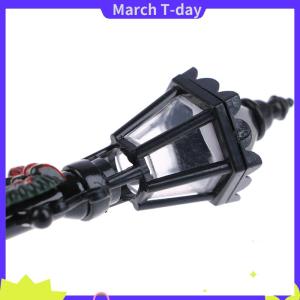 March 1 12 dollhouse Miniature Christmas Park Street โคมไฟตุ๊กตา streetlight Decor Toy