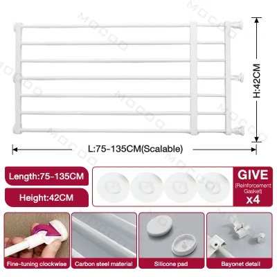 MOCOO Rennas Pet Adjustable Safety Gate For Dogs Safety Gate For Pets Baby Safety Gate For Baby Pet Gate
