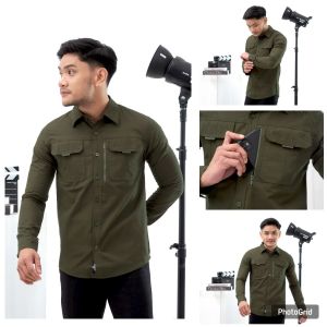 Kemeja zipperwakur/Kemejapria/Kemejaoutdoor/kemejatactical/kemejaformal/kemejacasual/kemejakerja.kemejapolos