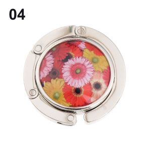 YESHE  loại Xách tay Gấp Pha lê Giá đỡ ví Móc để bàn Móc treo bàn Móc túi để bàn