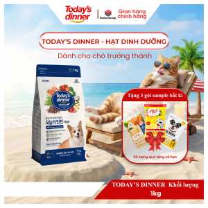 [1KG] Thức ăn cho chó trưởng thành Todays dinner Adult Dog