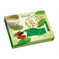 Meiji Green Tea Matcha Chocolate BOX 26 pieces. 