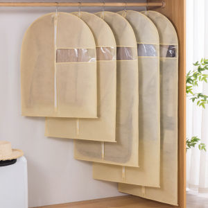 [SG STOCKS] Clothes Dust Cover Bag for Suit / Wardrobe Organizer Dustproof Garment Bag / Waterproof Washable Hanging Cover Suit
