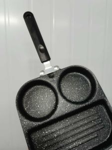 Multifunctional Non Stick Egg Steak Frying Pan Omelette Aluminum Alloy 3 HOLE/ 4 HOLE