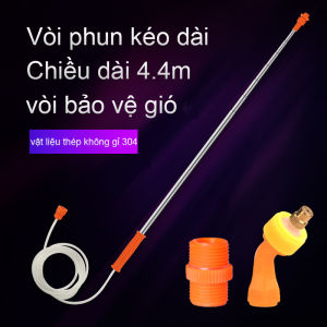 Cần Rút Tưới Hoa Cần phun xịt inox rút dùng cho bình phun xịt thuốc nối đồng thau Thuốc Trừ Sâu Cây Cảnh Chất Liệu Inox Độ Dài 2.4m 3.4m 4.4m