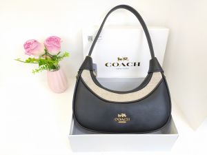 FREE BOX !!!Tas wanita COAHCHH Moon hobbo Bailey bag shoulderbag Tas CANVAS Tas bahu wanitakode 8098