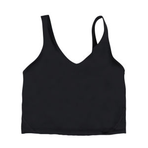 lira lulu The same style of underwear fitness nude-feel sports bra beautiful back shockproof push-up yoga top