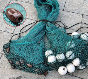 Large Fishing Nets Bullet Screen Nets Folding Fishing Nets Outdoor Nylon Trawls Durable Adhesive Fishing Nets Trawl