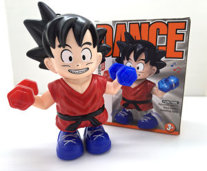 Toy - Goku Electric Dumbbell Lifting Dancing Toy 🌟Music🌟Light Gift for Children Ages 3+ (DLK106640)