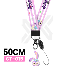 KN ACC - TALI GANTUNGAN STRAP LEHER HP / ID CARD AKRILIK PANJANG KARAKTER LUCU TL06