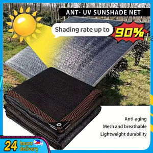 UV Resistant 90% Shade Net Black Outdoor Garden Net Agricultural Net Greenhouse Net Sun Protection Shade Net