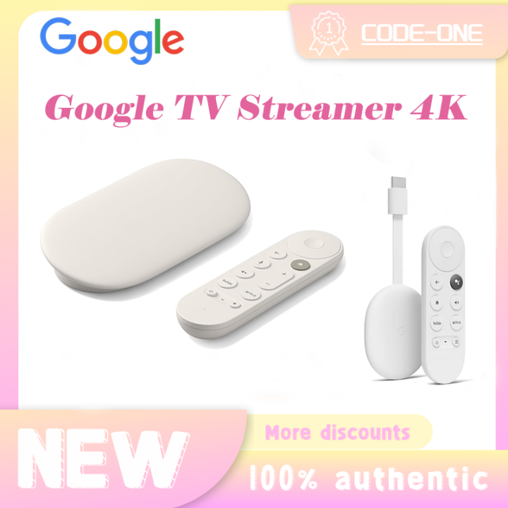 【Ready stock】Google TV Streamer 4K Google AI /Google Chromecast Google TV 4K/HD HDMI Streaming Media Player Dongle Netflix ，Youtube