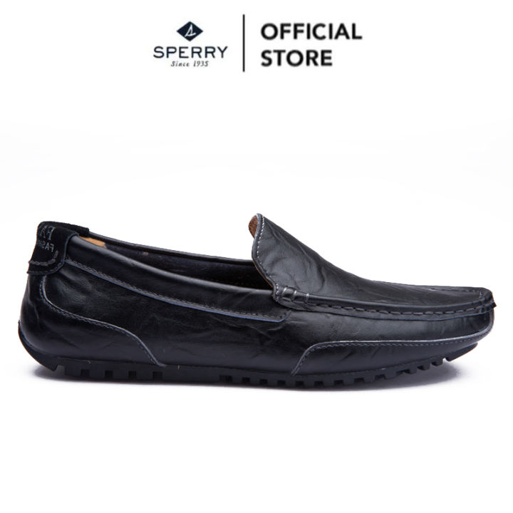 Black sperrys men's online