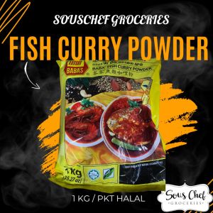 BABA MEAT FISH CURRY POWDER 1KG/PKT HALAL