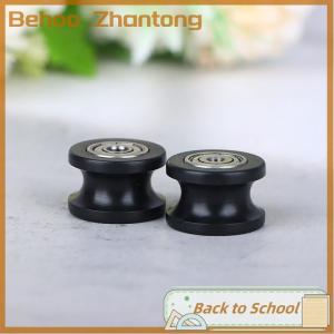 Behoo 1Pcs U Groove Pulley Guide Pulley Rolling Bearing U Groove Roller Wheel 5x25x16.5mm For Driving Mechanical Accessories
