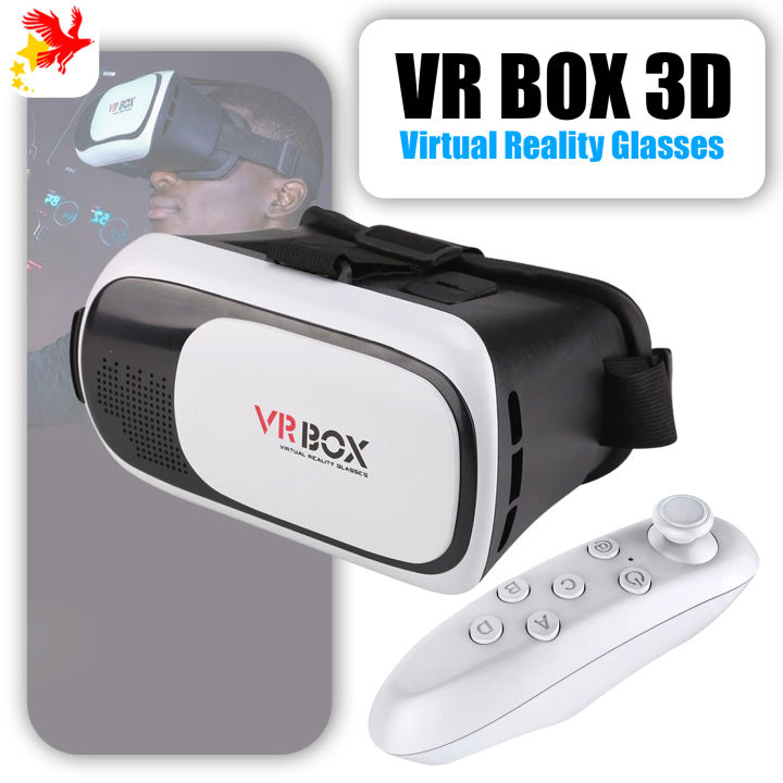 VR Box II 3D Virtual Reality Glasses for Smartphone with VR Controller  Lazada PH