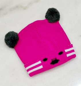 Kupluk Pom Pom Koala / Kupluk Pom Pom Anak Koala / Kupluk Koala Anak BB-24