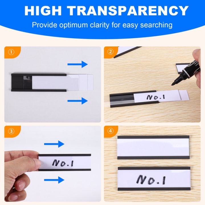 Magnetic Label Holder C Channel Magnetic Labels, Magnetic Data Card ...