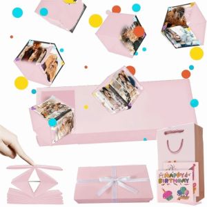 NovaWear 红包 money envelope Handmade Surprise Jumping Gift Box Preassembled Romantic Red Envelope Gift Box Interactive Present Decorative Folding Bouncy Box Valentines Day