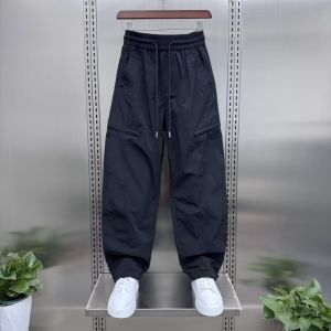Casual pants for men thin suitable for summer sports work pants slim fit small feet running pants5XL