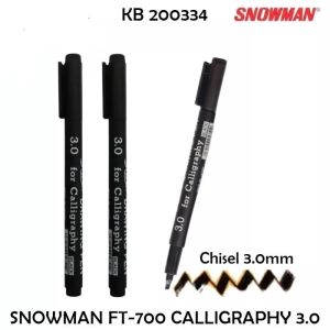 Klik-Beli Pulpen Kaligrafi Snowman 700 Calligraphy Pen 1.0 / 2.0 / 3.0 Spidol Tulis Kaligrafi Drawing Pena Huruf Arab