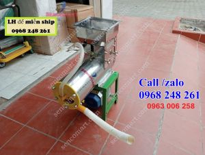 Máy xay vắt tinh bột liên hoàn INOX 22KW chuyên làm tinh bột nghệ khoai sắn