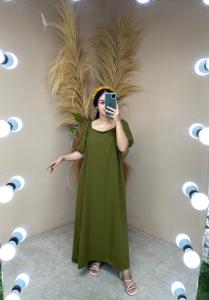 Daster long Masayu Exclusive bahan Crincle Premium