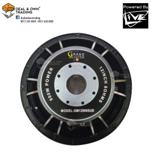 2021 Live Grandmaster GM-12-900SUB 12 inch 900W 75mm V.Coil Double Magnet