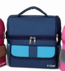 VCOOOL DOUBLE DECK TOTE BREASTMILK STORAGE OUTDOOR PICNIC COOLER BAG VCOOL Insulated Thermal Bag