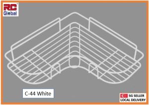RC-Global Triangle Shelf Caddy / Triangle Rack Caddy / Triangle Rack / Triangle corner / Hangers for bathroom and kitchen