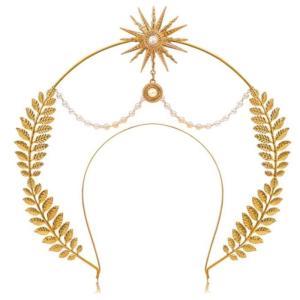 Phụ nữ headpiece cho cô dâu thanh lịch nữ Thần Băng đô vương miện tiệc độc thân Headband đồ đeo đầu của nữ Phụ kiện tóc