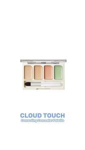 cloud touch Correcting Concealer Palette Blemishes Corrector Lightweight Flawless Natural (4.8g) Penyamar Noda