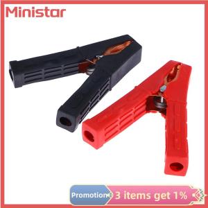 Ministar 2pcs 200A Crocodile Alligator Clips Car Battery Insulated Clip Clamp Connector for Jumper Cables Boost