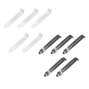 Pack of 5 Vented PCI Slot Cover Plates for Improved Cooling in Desktop Towers Dustproof Slot Covers Dust