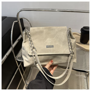 Retro Fashion Sling Bag Commuting Versatile Crossbody Bag Simple Chain Shoulder Bag For Women