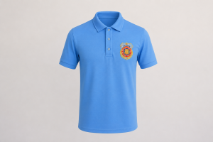 Blue Patrolshirt Aircool Drifit/Fullmax Fabric with computerized embroidery details