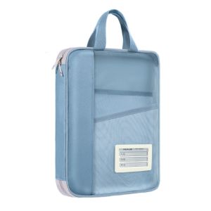 NEXASHOP Transparent Tutoring Bag Nylon Mesh Large Capacity Zipper Pouch Bag Multifunctional Multi Layer File Bags Students