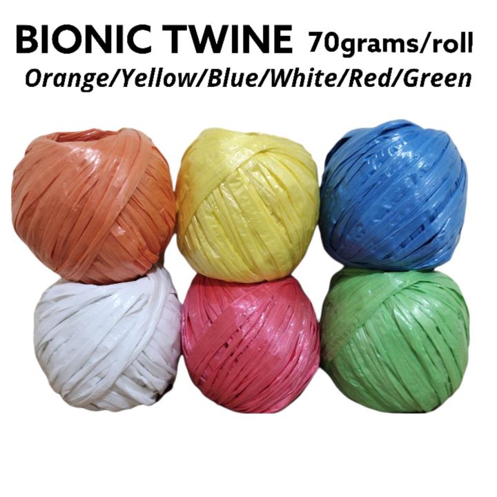 Bionic Twine Plastic Twine Straw Rope / Colored Twine / Red/Blue