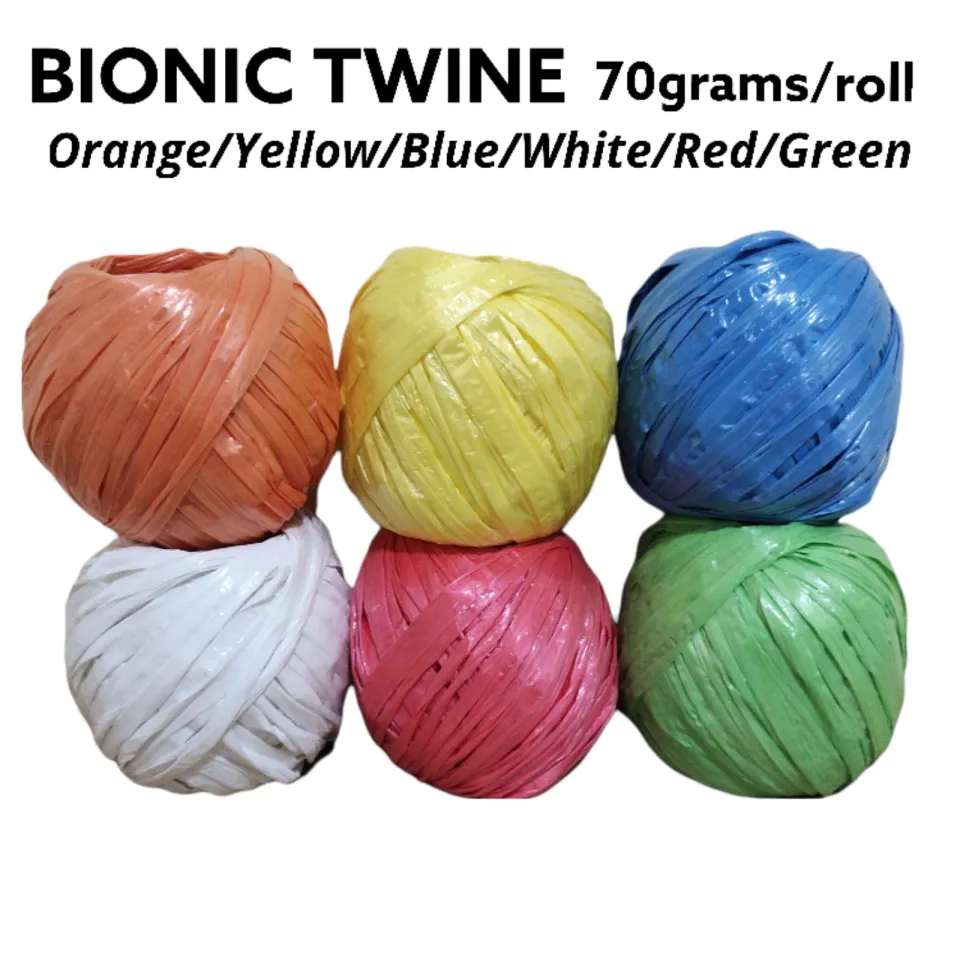 Bionic Twine Plastic Twine Straw Rope / Colored Twine /  Red/Blue/Yellow/Green/Orange/White