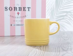 French rainbow coffee cup Macaron cup 350ml ice cream mug ceramic coffee cup living room decoration