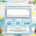 [Voucher 12% tối đa 500k trong Trạm Voucher][Độc quyền Online]Máy lạnh/ Điều hòa Panasonic Inverter CU/CS-PU9AKH-8 - Công suất 1HP - Một chiều - Eco AI - Lọc không khí bụi mịn - Wifi. 