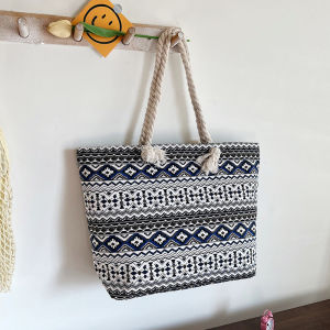 Jannah Beg Tangan Wanita Bahu Jinjing Silang ( Fashion Travel Office Tote Women Stripe Casual Shoulder Bag Women Handbag ) 3W2